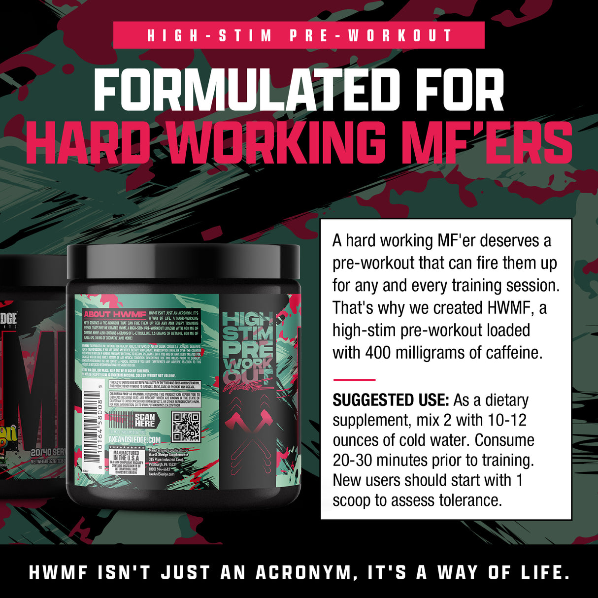 HWMF // HIGH STIM PRE-WORKOUT
