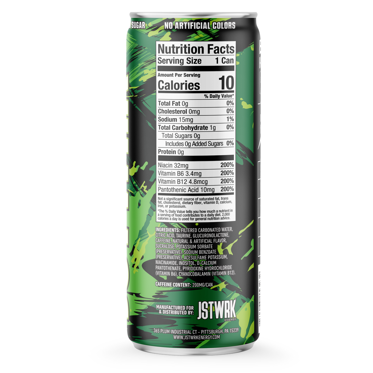 JSTWRK // Energy Drink - Alpine Soda