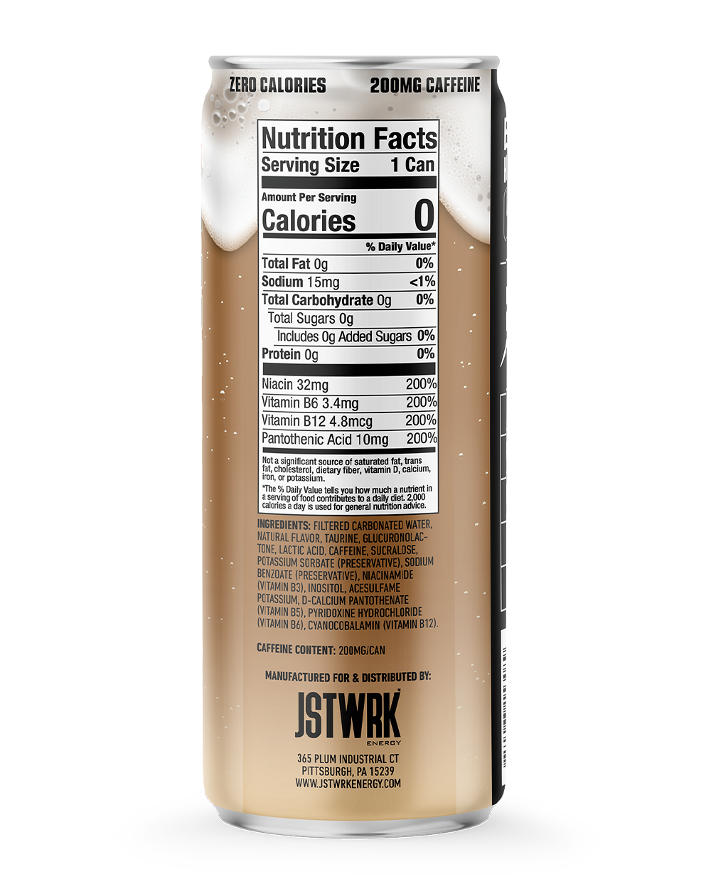 JSTWRK // Energy Drink - Cream Soda