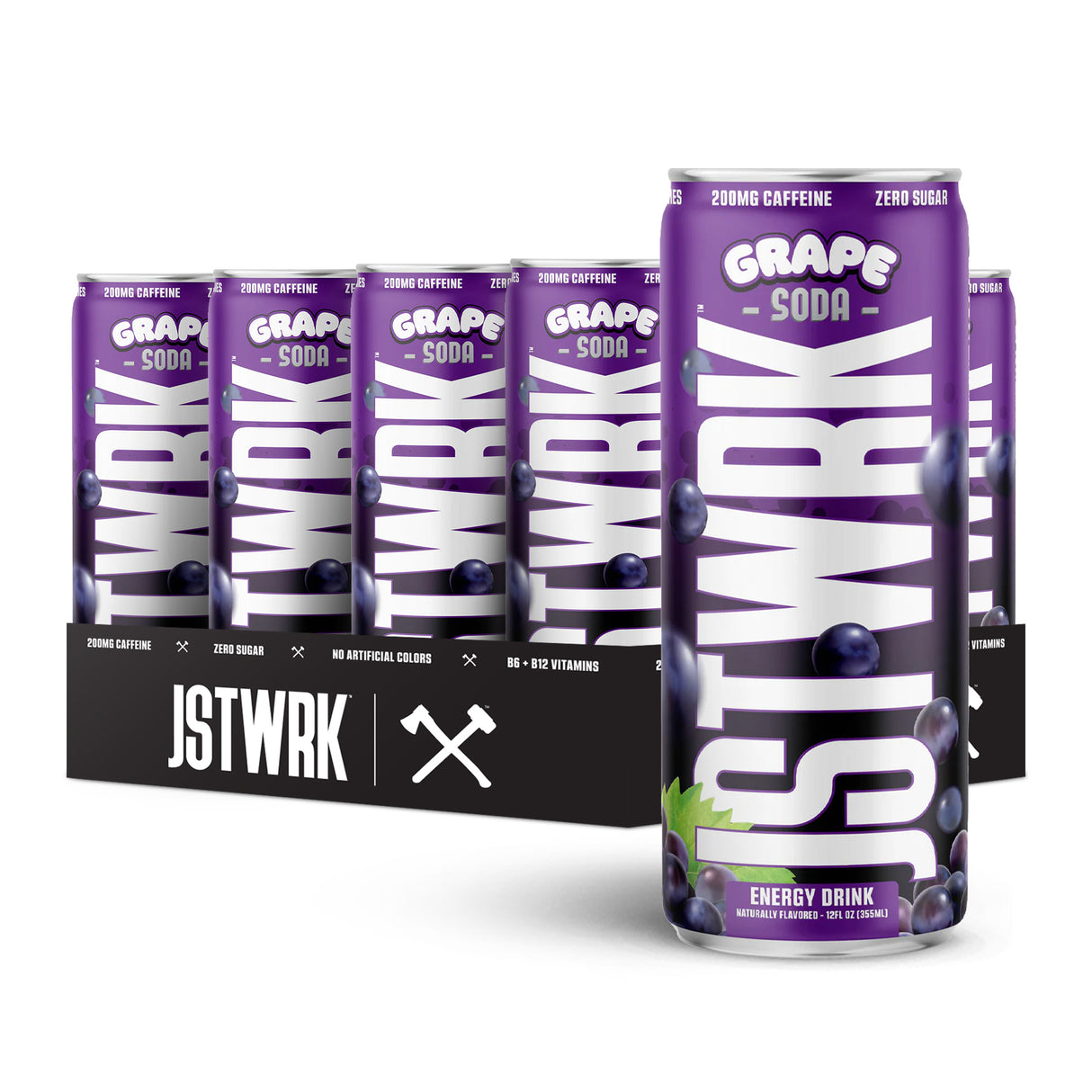 JSTWRK // Grape Soda 12-Pack