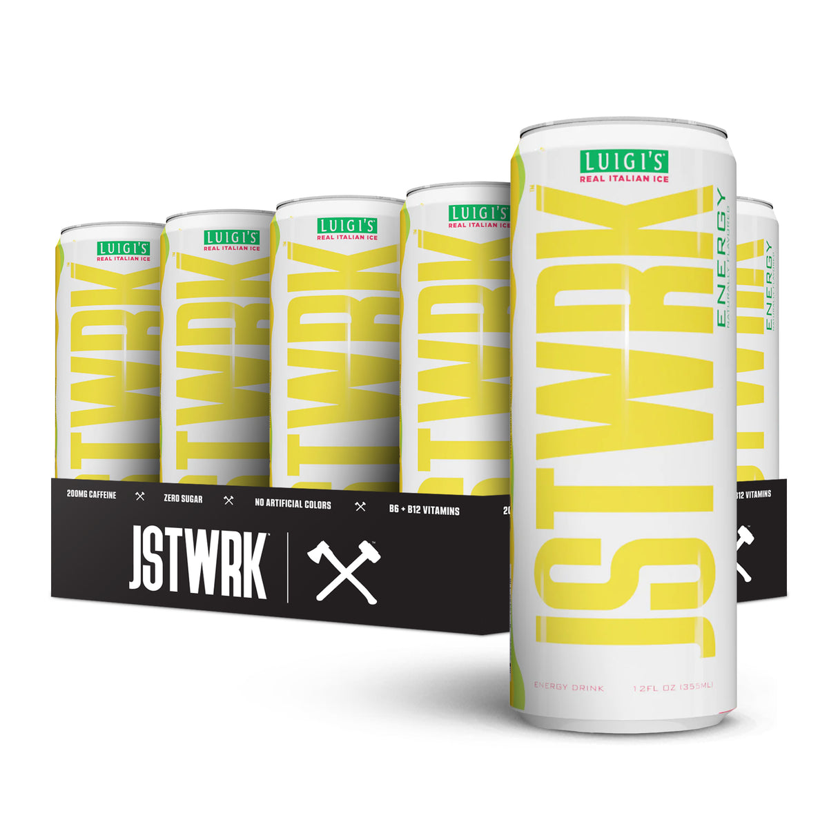 JSTWRK // Luigis® Lemon Ice 12-Pack