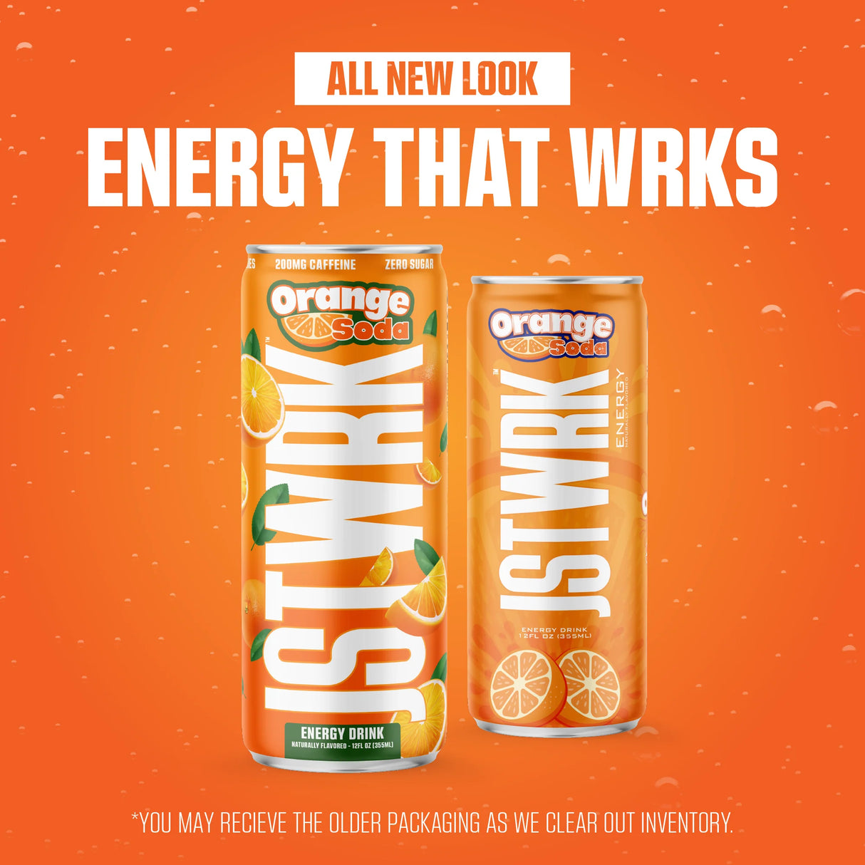 JSTWRK // Energy Drink - Orange Soda