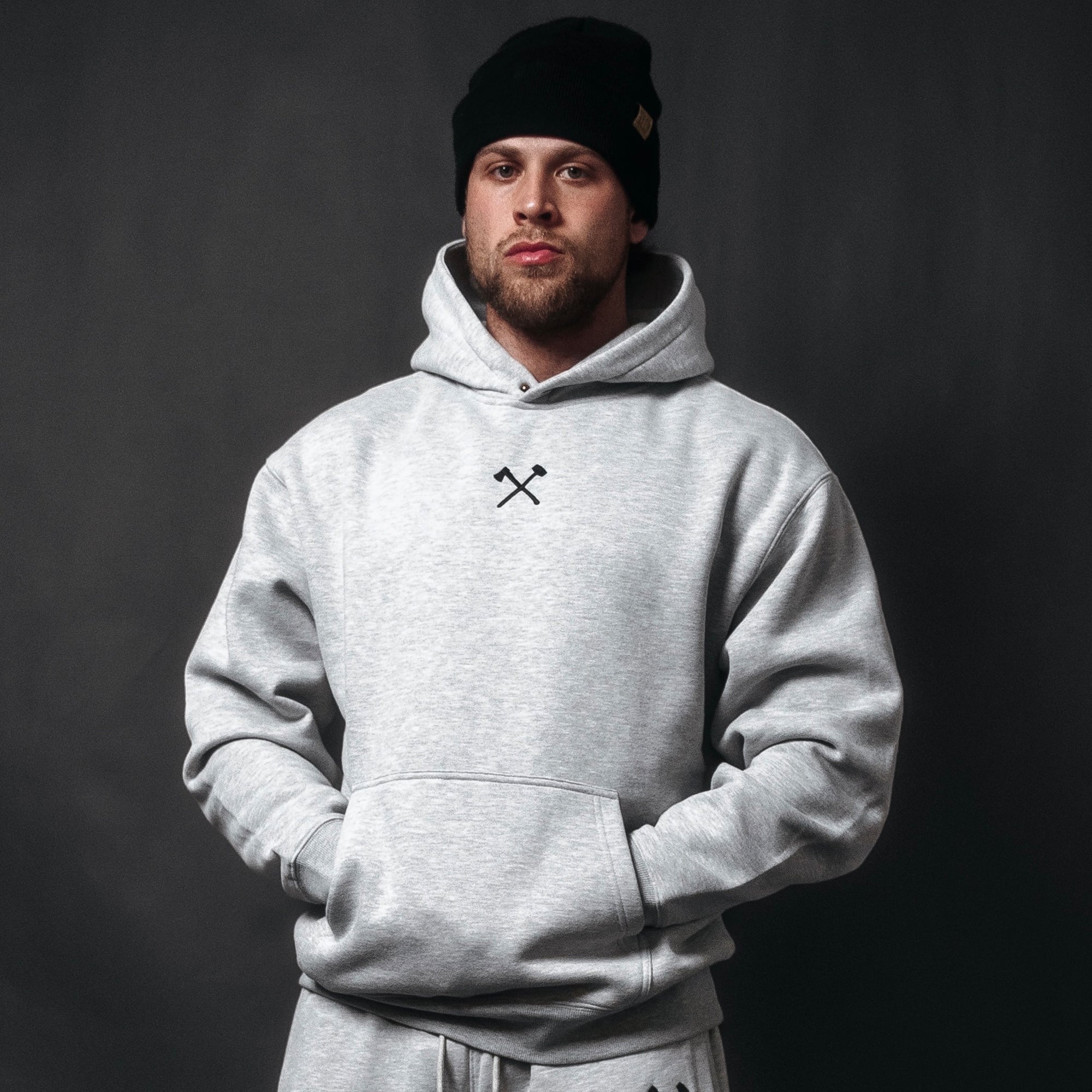 Premium Fit Hoodie // Overcast – Axe & Sledge Supplements