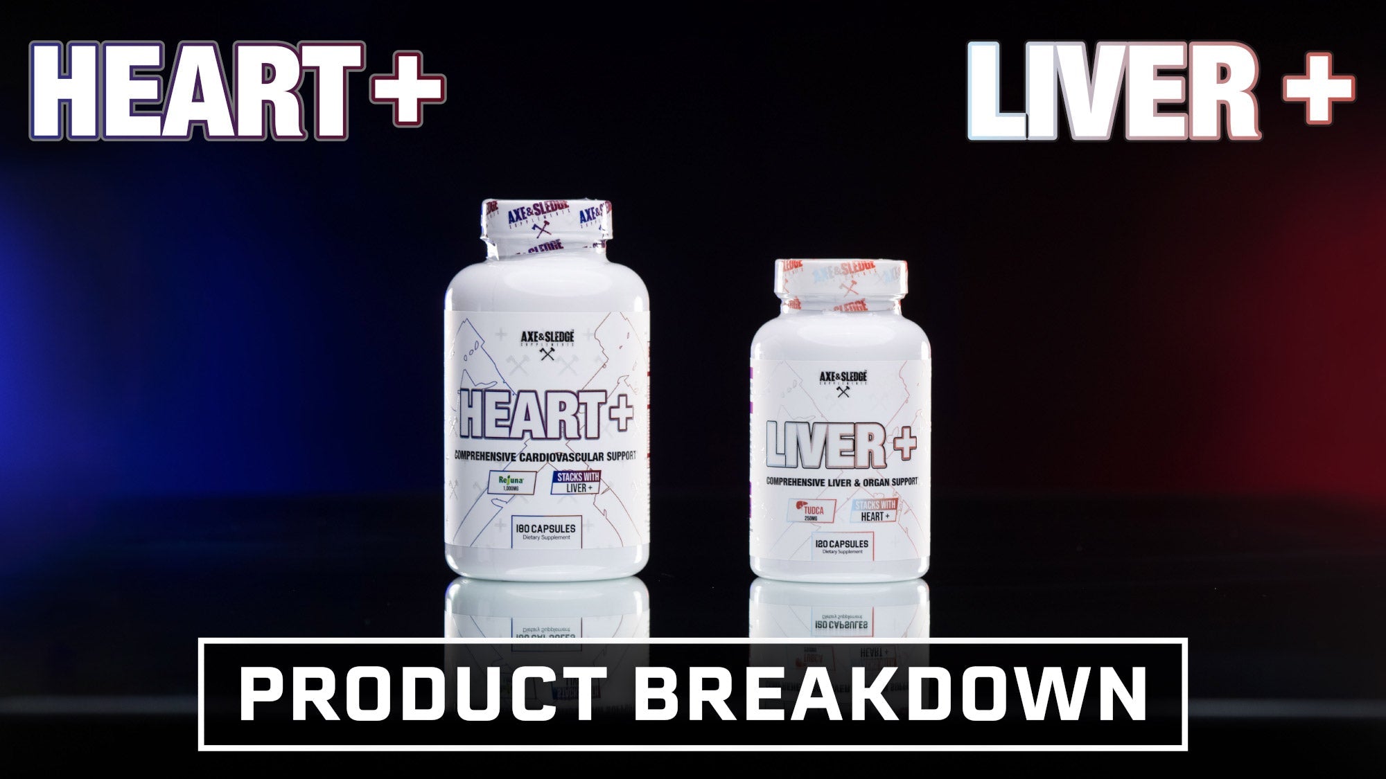 Heart+ and Liver+ Product Breakdown – Axe & Sledge Supplements