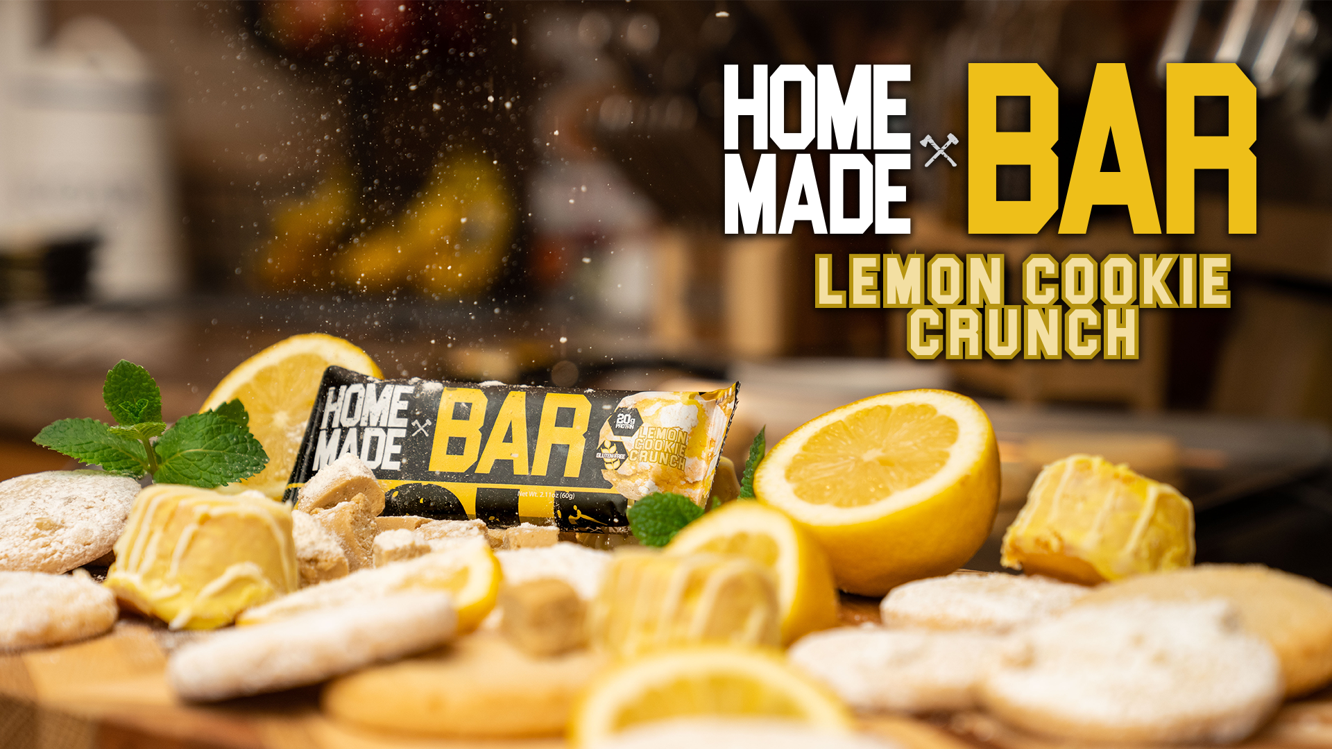 Home Made Bar Lemon Cookie Crunch: Where Citrus Meets Sweet