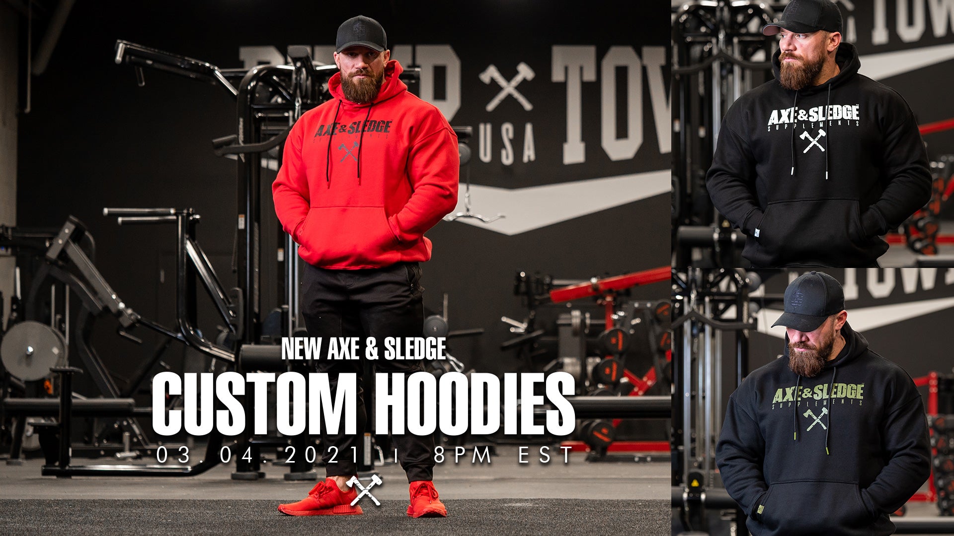NEW Custom Axe & Sledge Hoodies