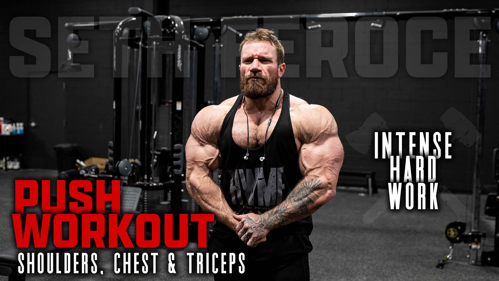 Seth Feroce's Push Day | Shoulders, Chest, & Triceps