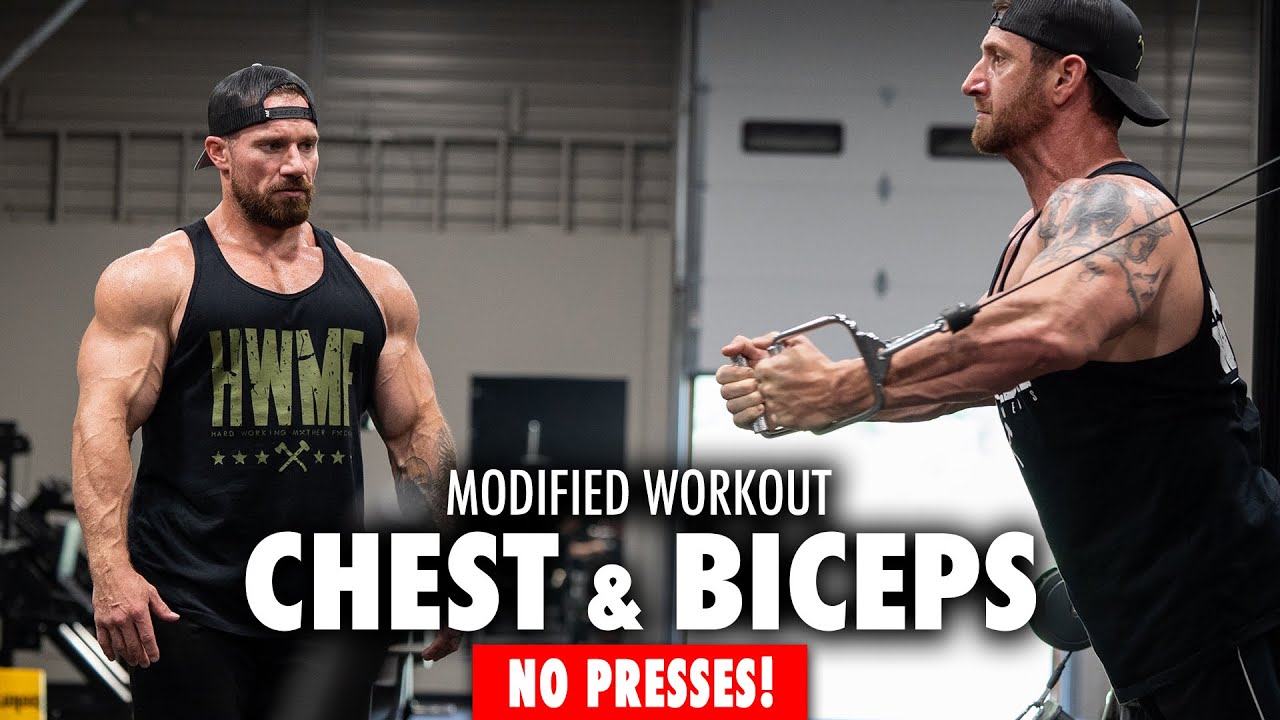Chest & Biceps Workout with No Presses! - Axe & Sledge Supplements
