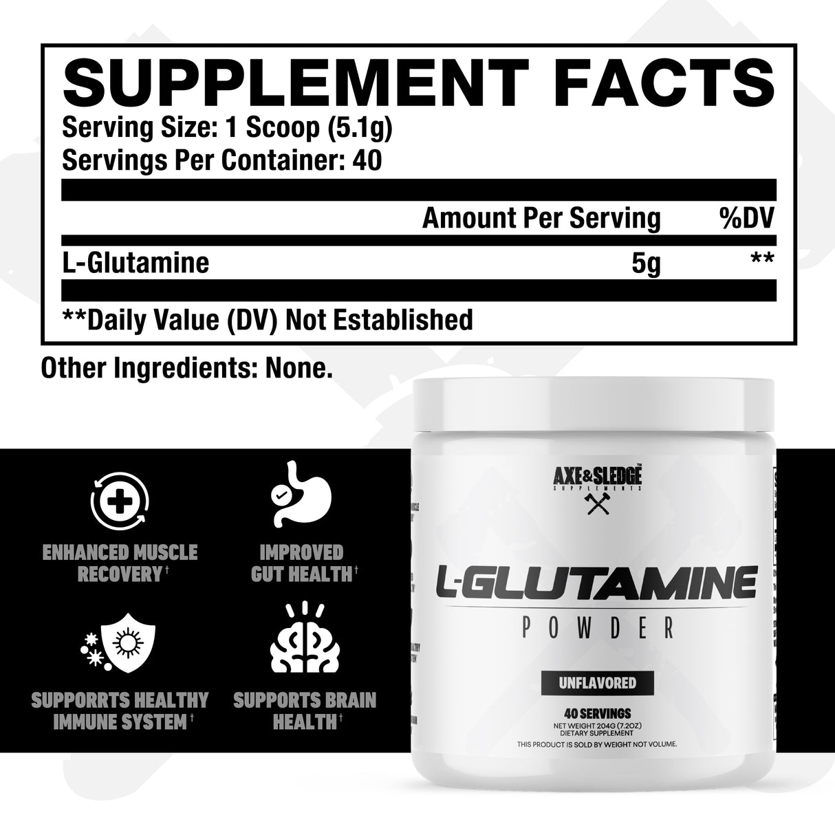 GLUTAMINE // MUSCLE RECOVERY & REPAIR