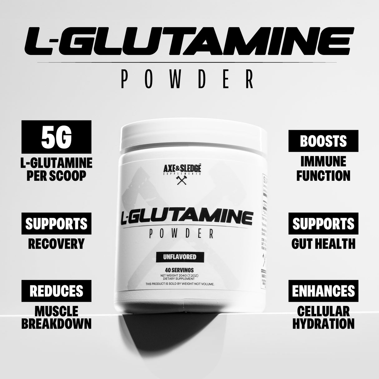 GLUTAMINE // MUSCLE RECOVERY & REPAIR