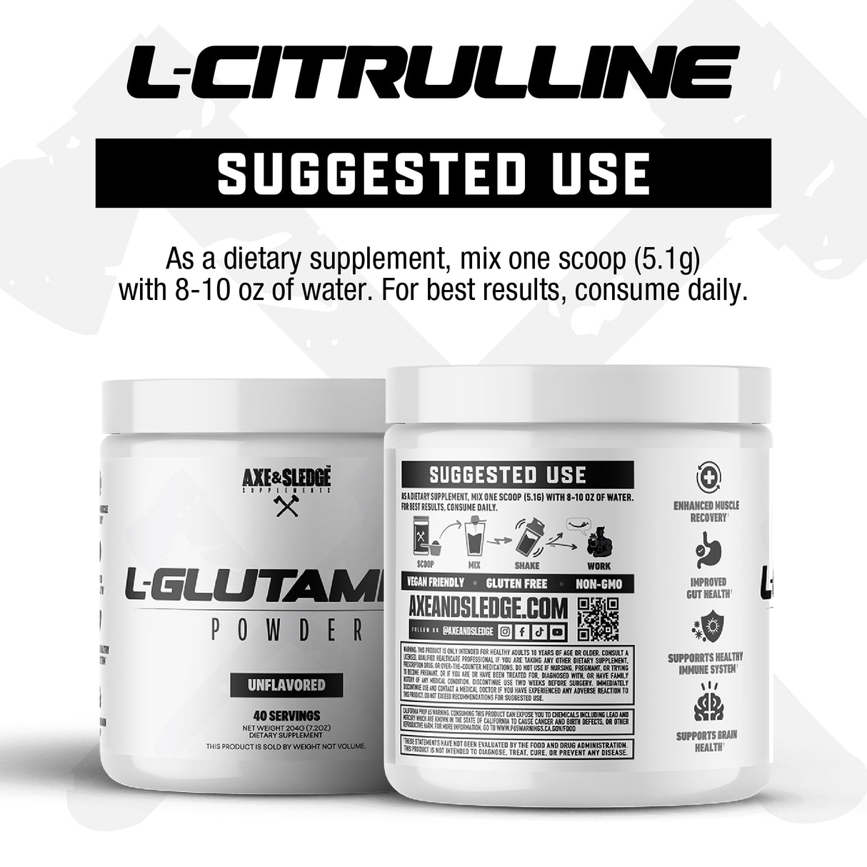 GLUTAMINE // MUSCLE RECOVERY & REPAIR