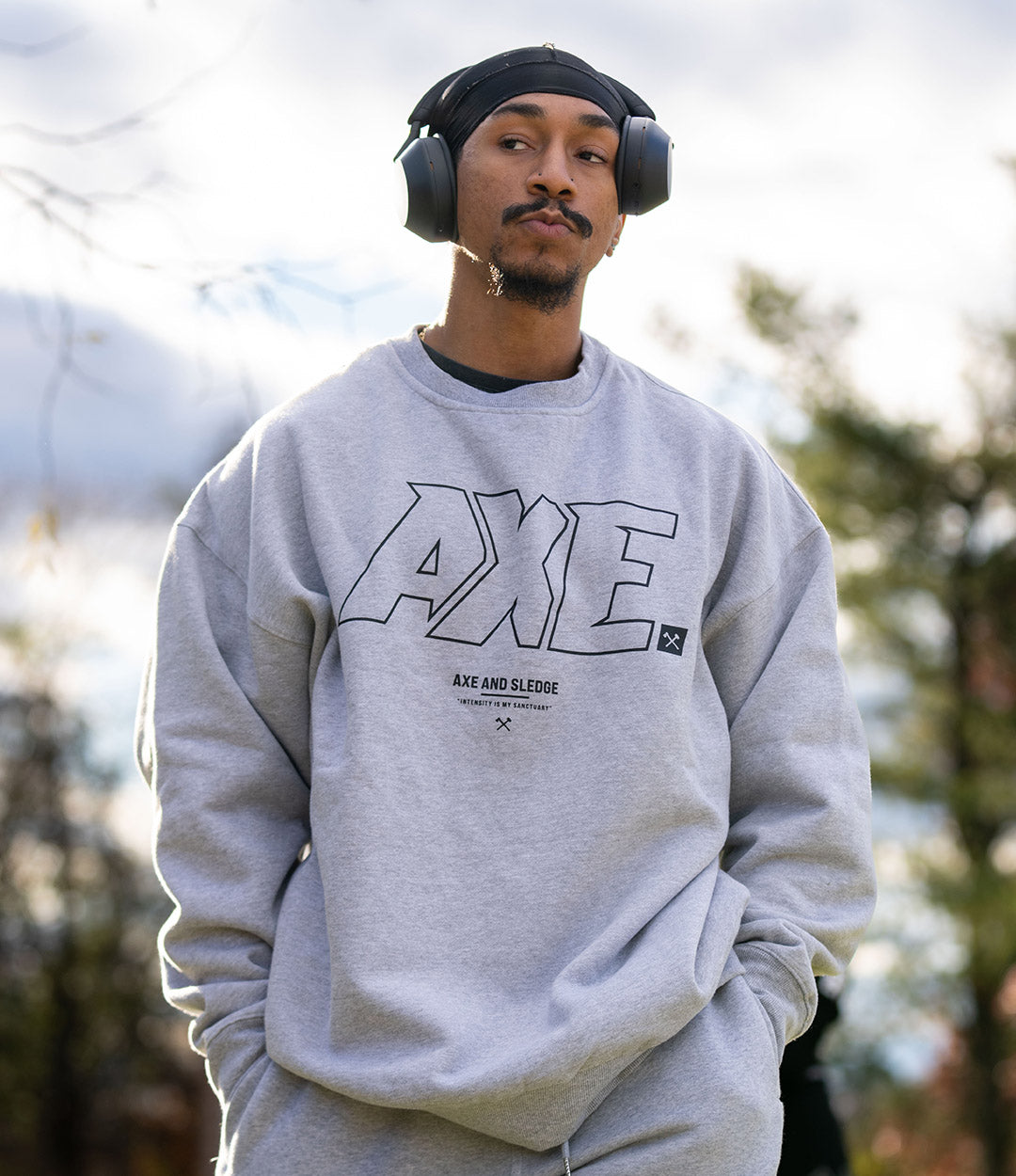 Slope Axe Work Crewneck