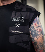 Vert HWMF Cut Off Oversized Tee - Mud on Black