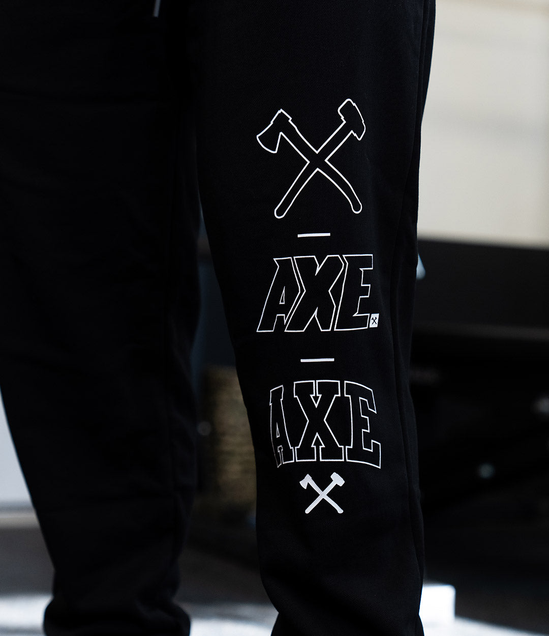 AXE Stacked Logo French Terry Joggers