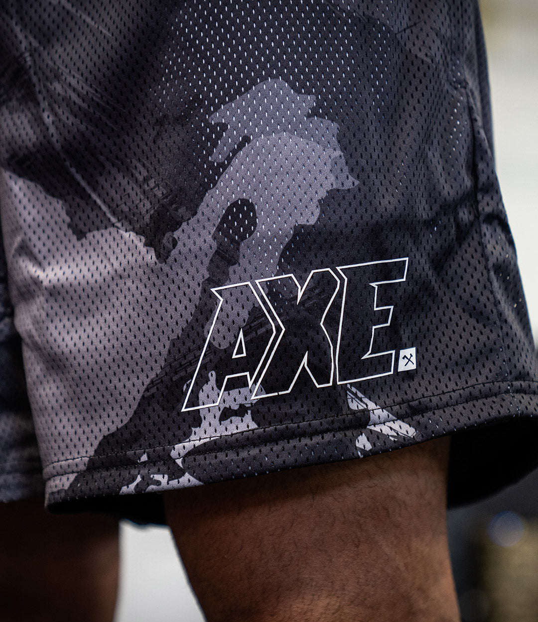 Axe Mountain Ash Camo Mesh Shorts