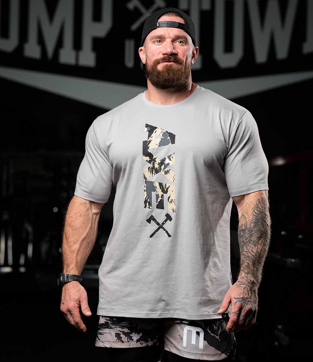 Axe Grayscale Camo Tee