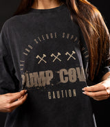 Axe Pump Cover Acid Wash Drop Shoulder