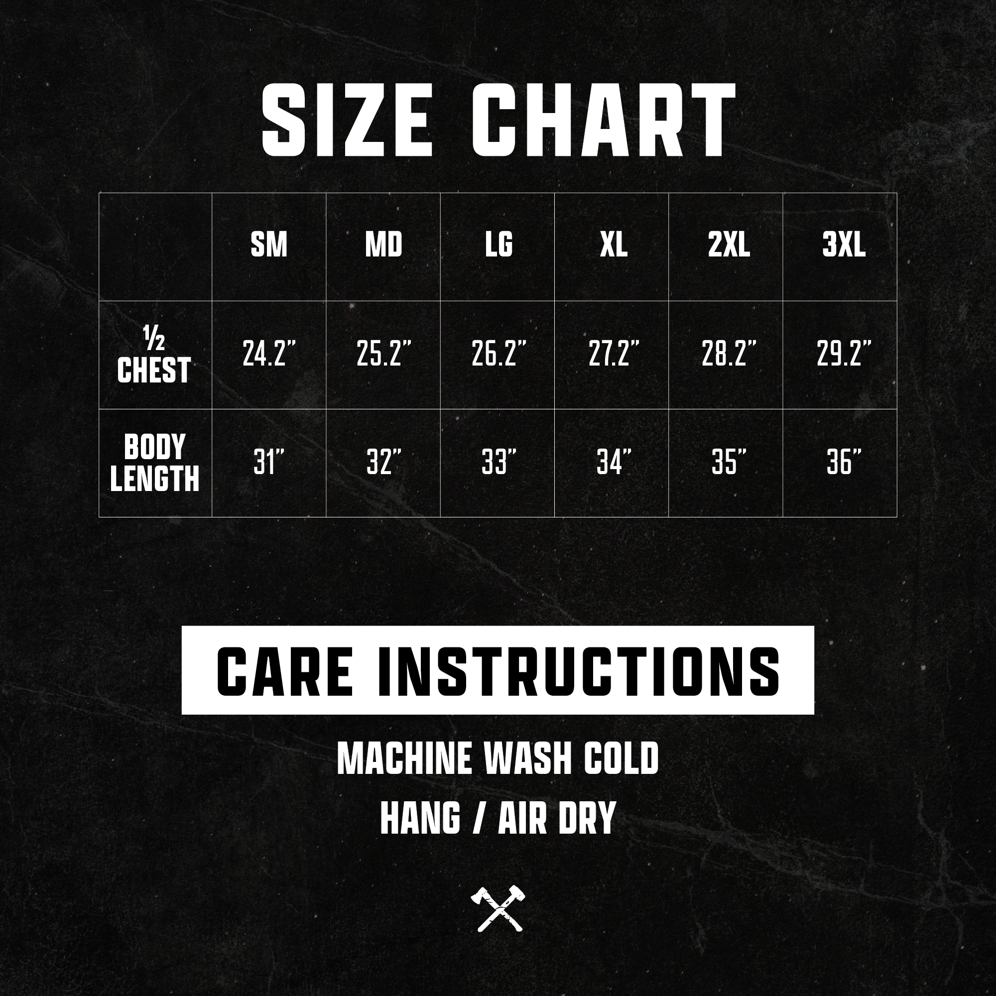 Axe Crest Cut Off Oversized Tee