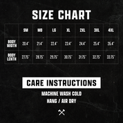 Axe & Sledge Logo Tee - White on Black