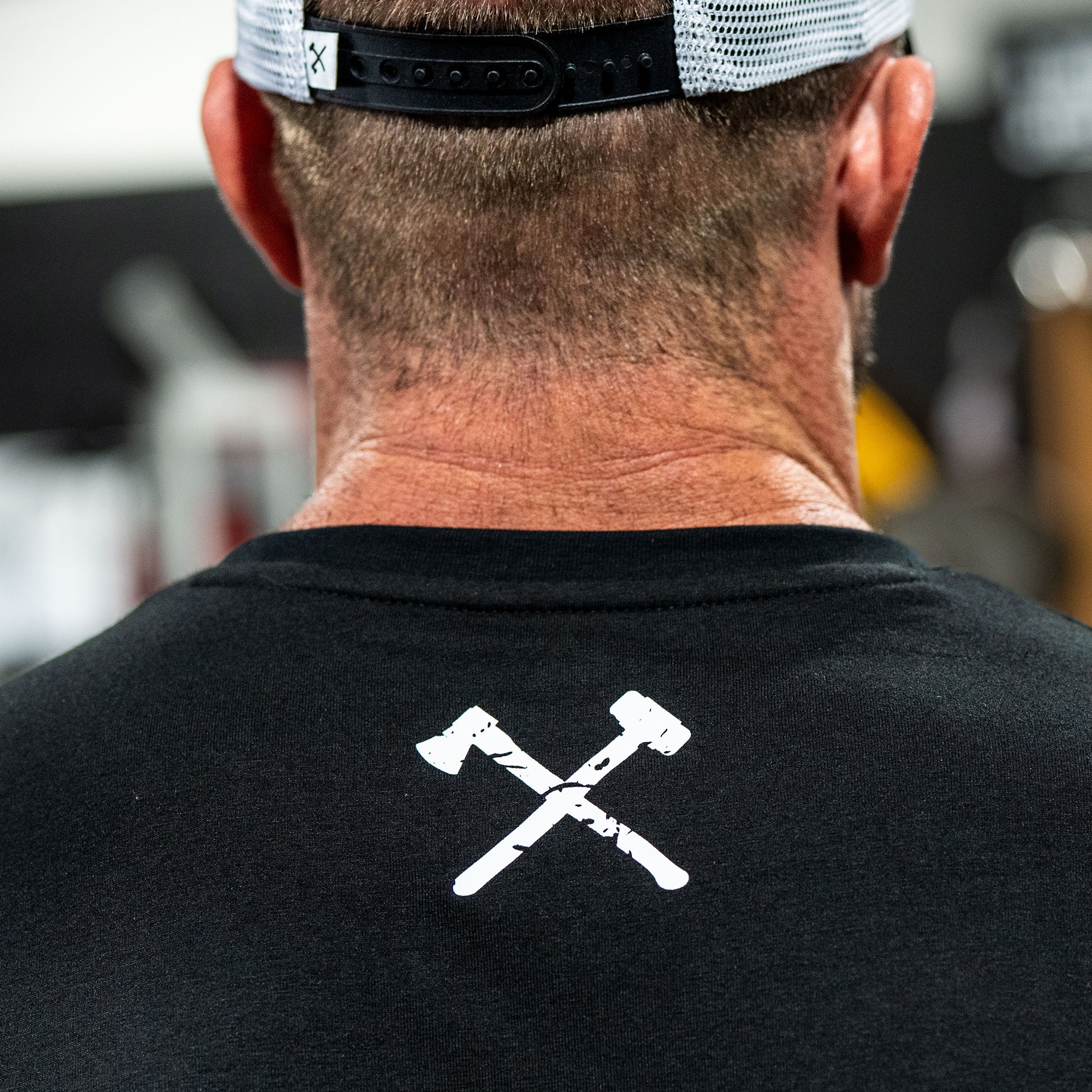 AXE LOGO TEE // BLACK