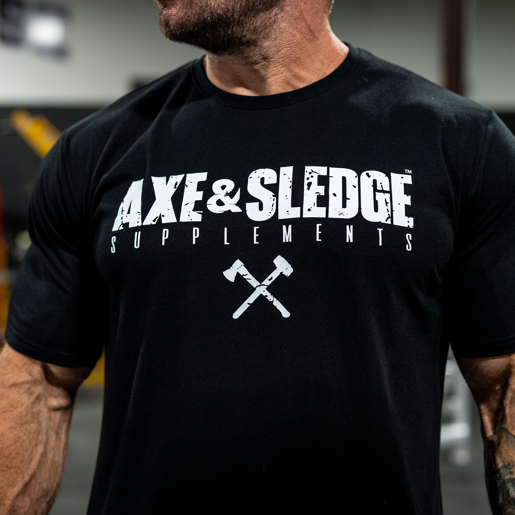 AXE LOGO TEE // BLACK