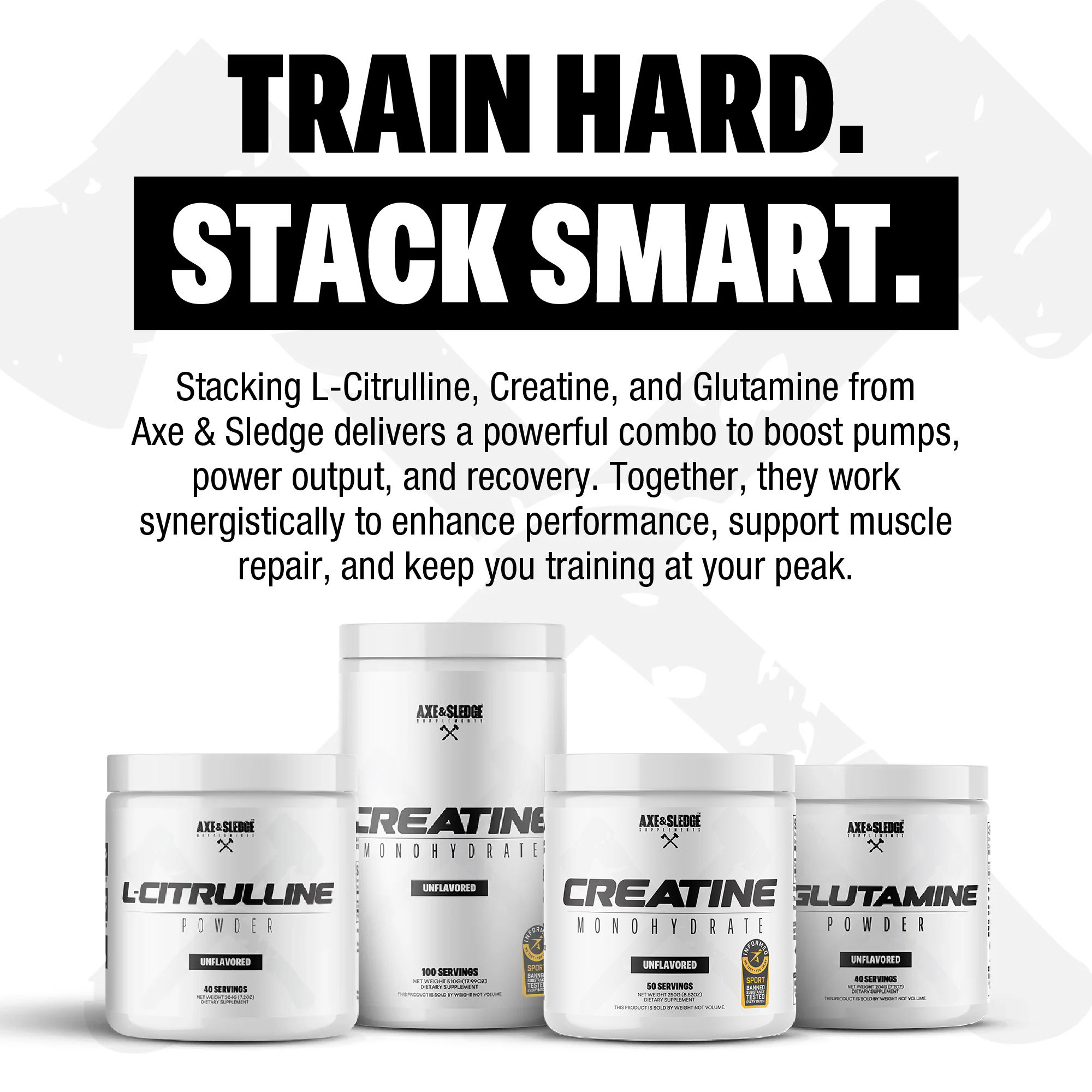 CREATINE MONOHYDRATE - 100 Serv