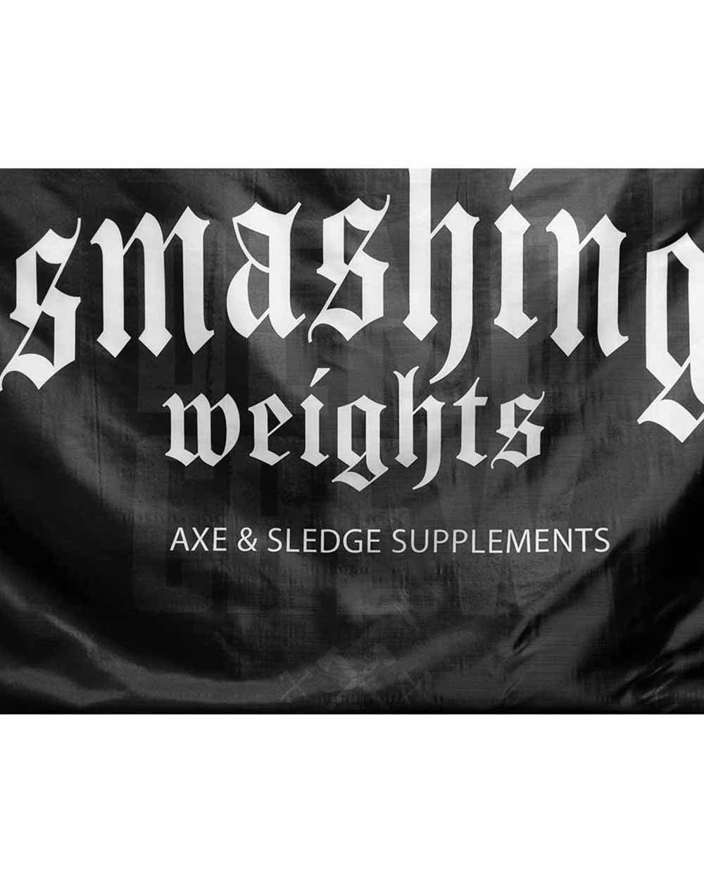 Demo Crew Smashing Weights Flag