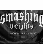 Demo Crew Smashing Weights Flag