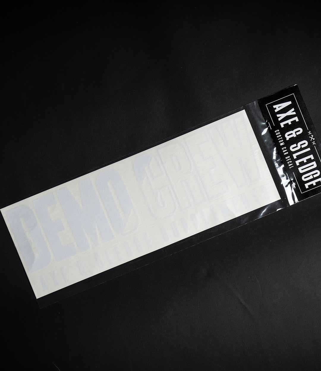 Demo Crew Car Decal