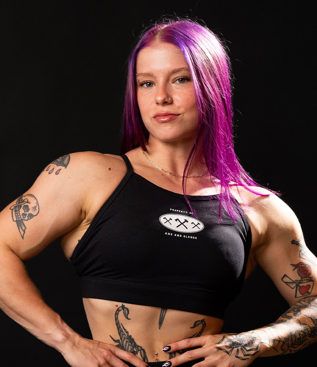 HWMF Bodybuilding Club Sports Bra