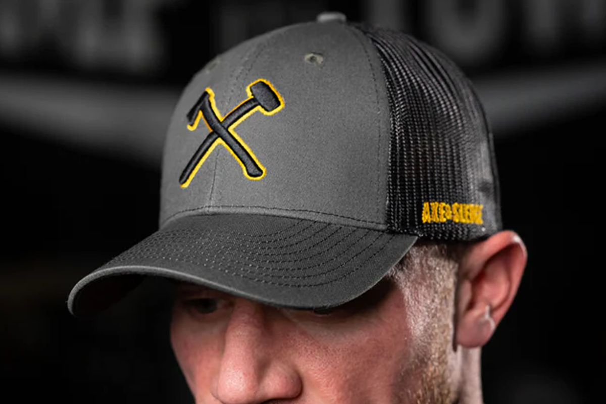 AXE &amp; SLEDGE SNAPBACK HAT