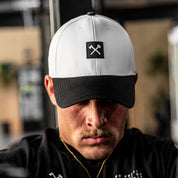 Icon Patch 6 Panel Snapback // White