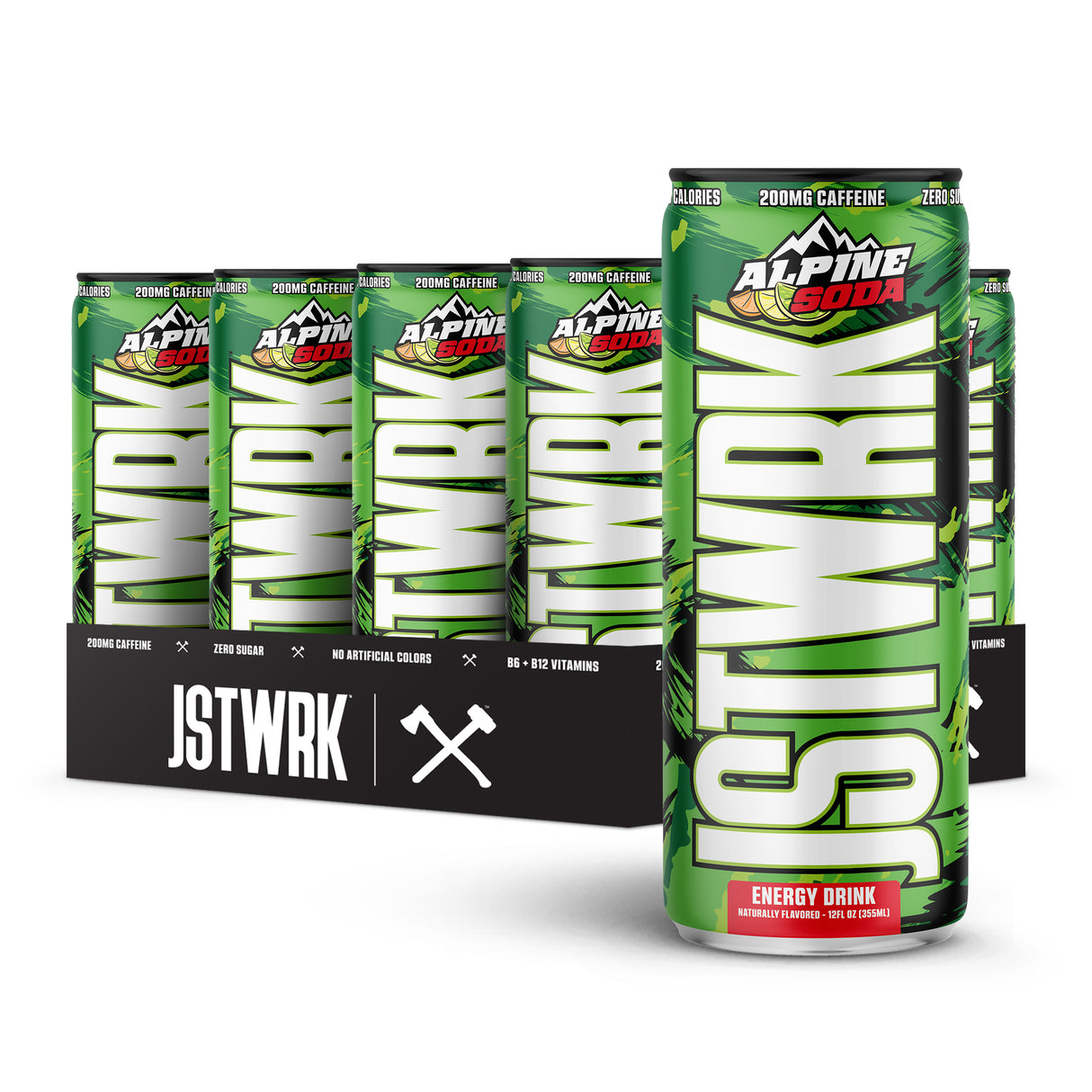 JSTWRK // Alpine Soda 12-Pack
