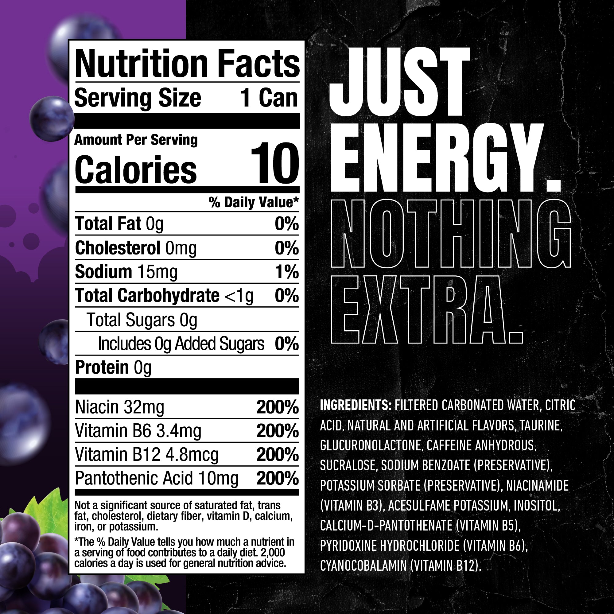 JSTWRK GRAPE SODA 12-PACK