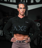 Axe Crop Hoodie