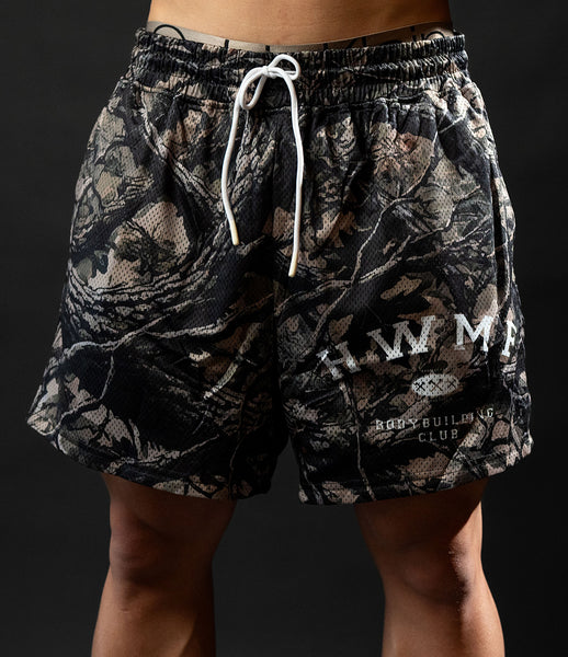 HWMF Woods Camo Mesh Shorts – Axe & Sledge Supplements