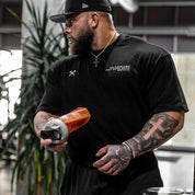 Oversized Logo Tee // Black