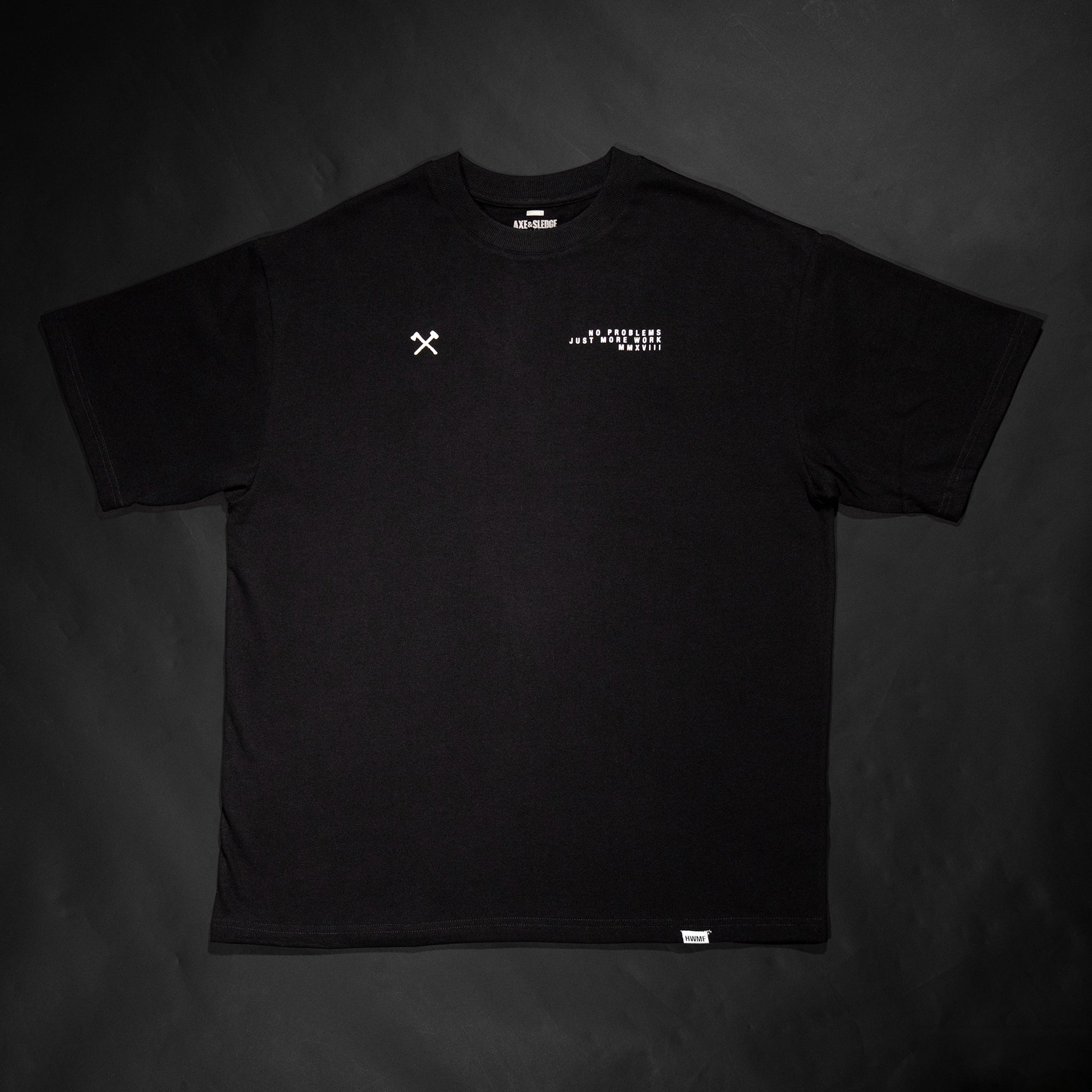 Oversized Logo Tee // Black