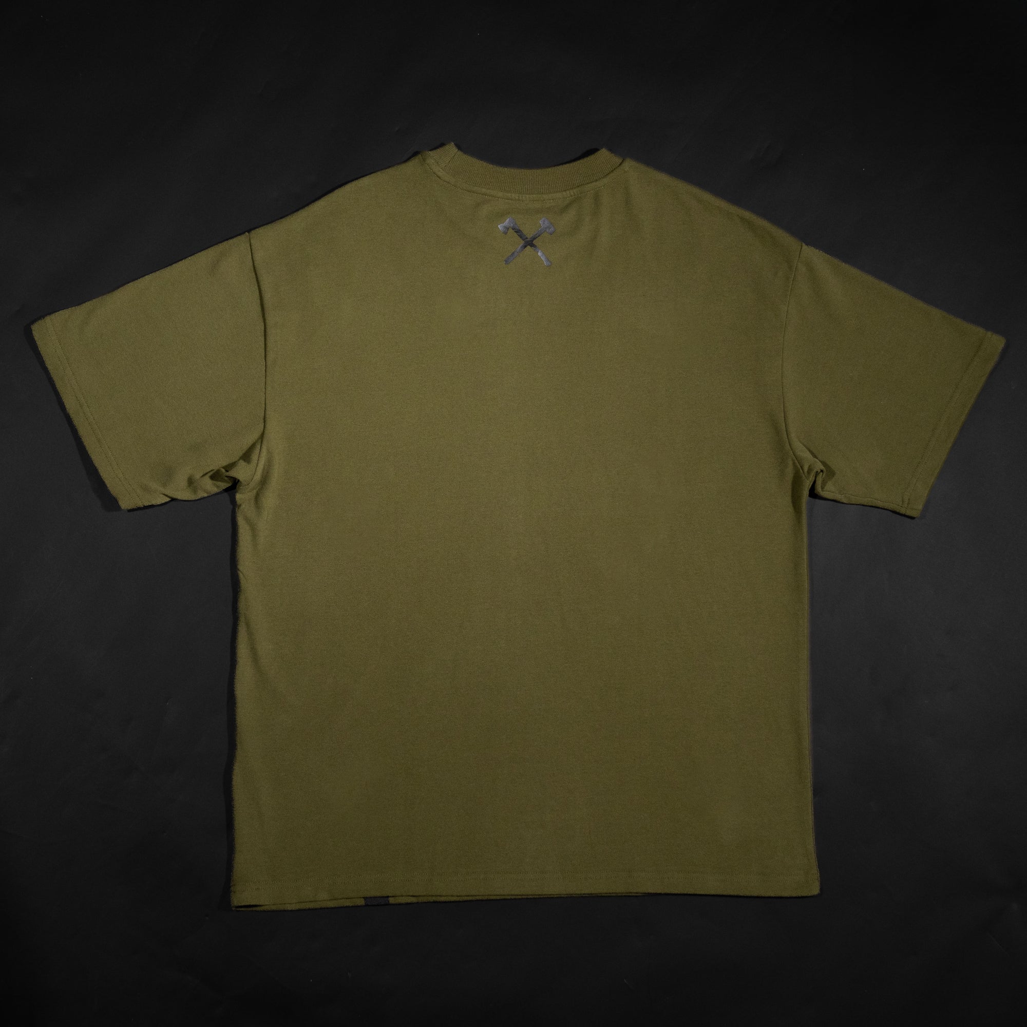 Oversized Logo Tee // Military