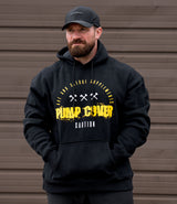 Pump Cover Hoodie // Black & Gold