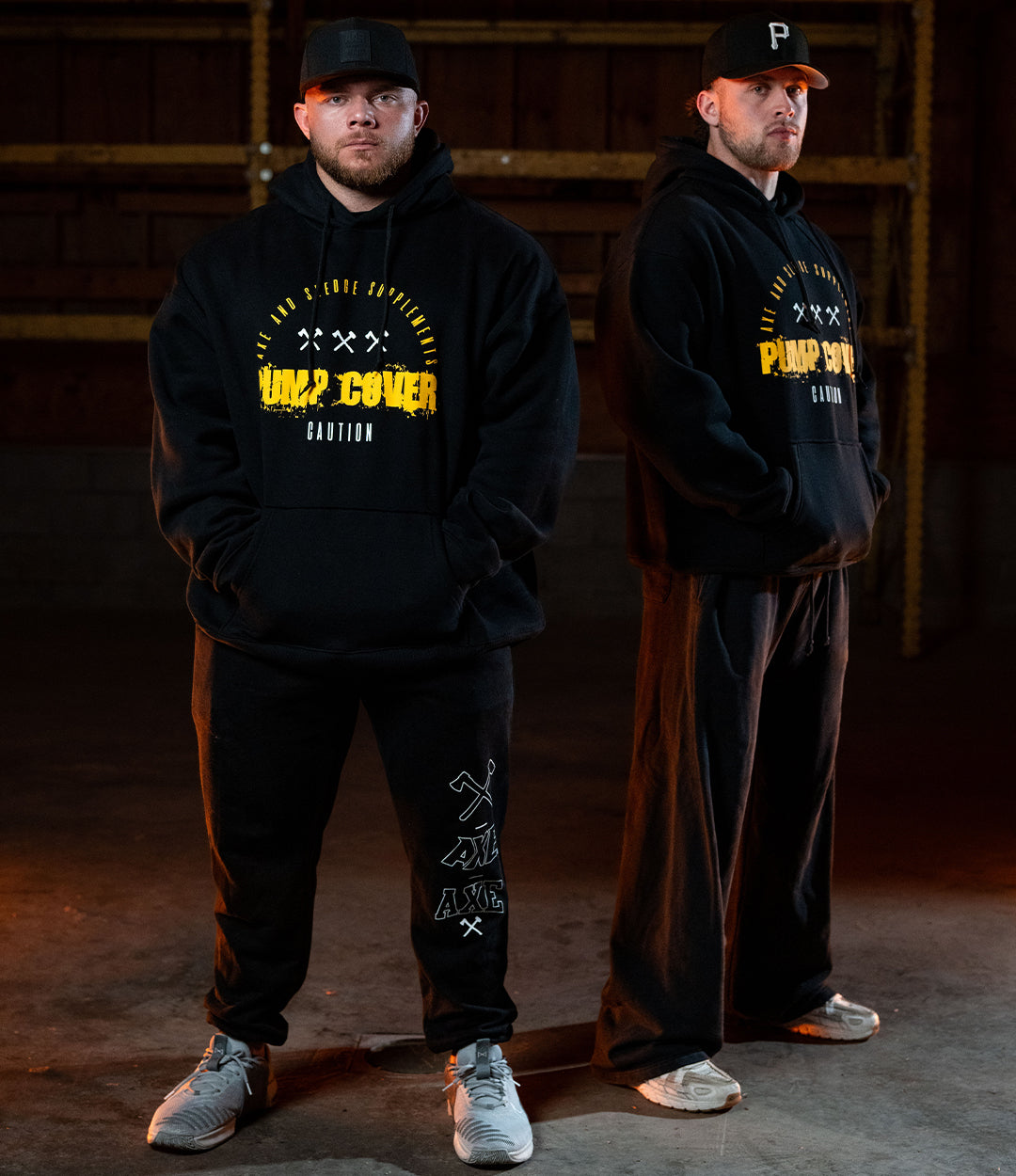 Pump Cover Hoodie // Black & Gold
