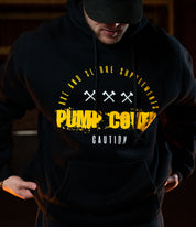 Pump Cover Hoodie // Black & Gold