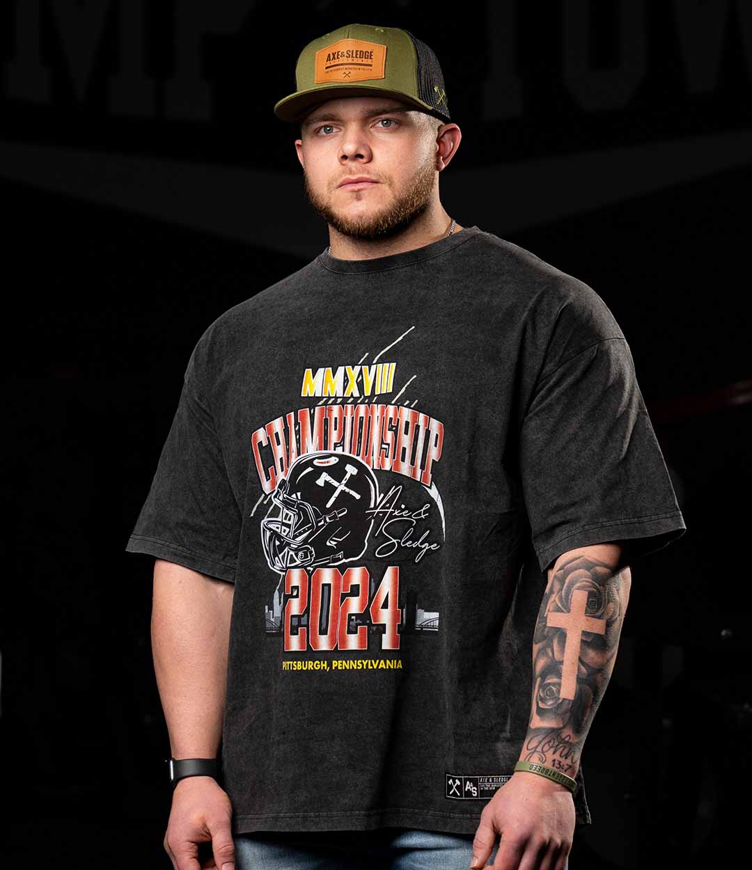 Vintage Championship Drop Shoulder