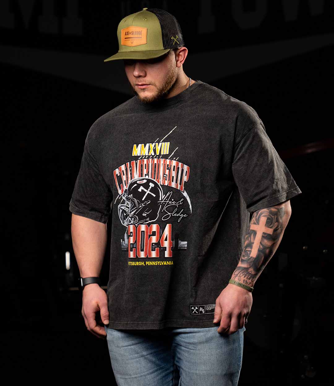 Vintage Championship Drop Shoulder