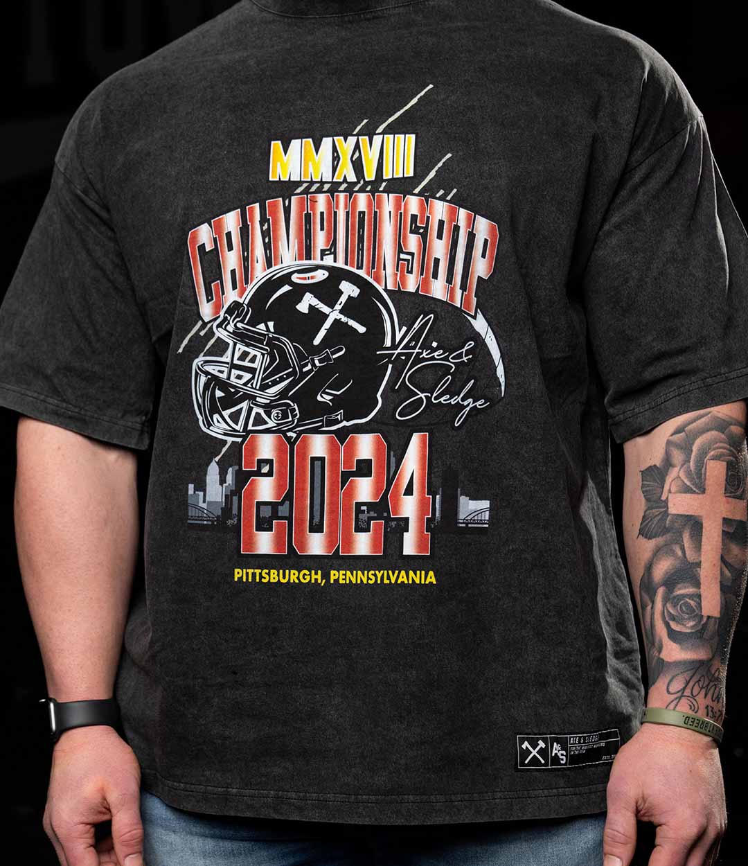 Vintage Championship Drop Shoulder
