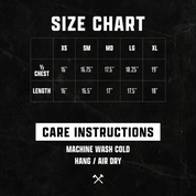 Mesh-Back Crop Axe Tank Top