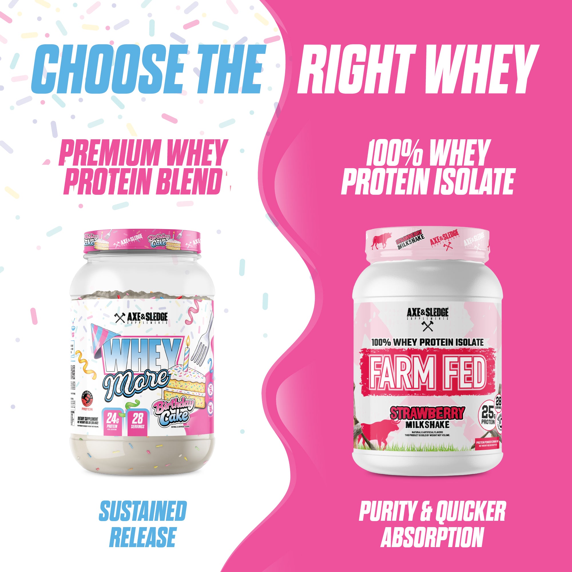 WHEY MORE BIRTHDAY CAKE