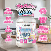 WHEY MORE BIRTHDAY CAKE