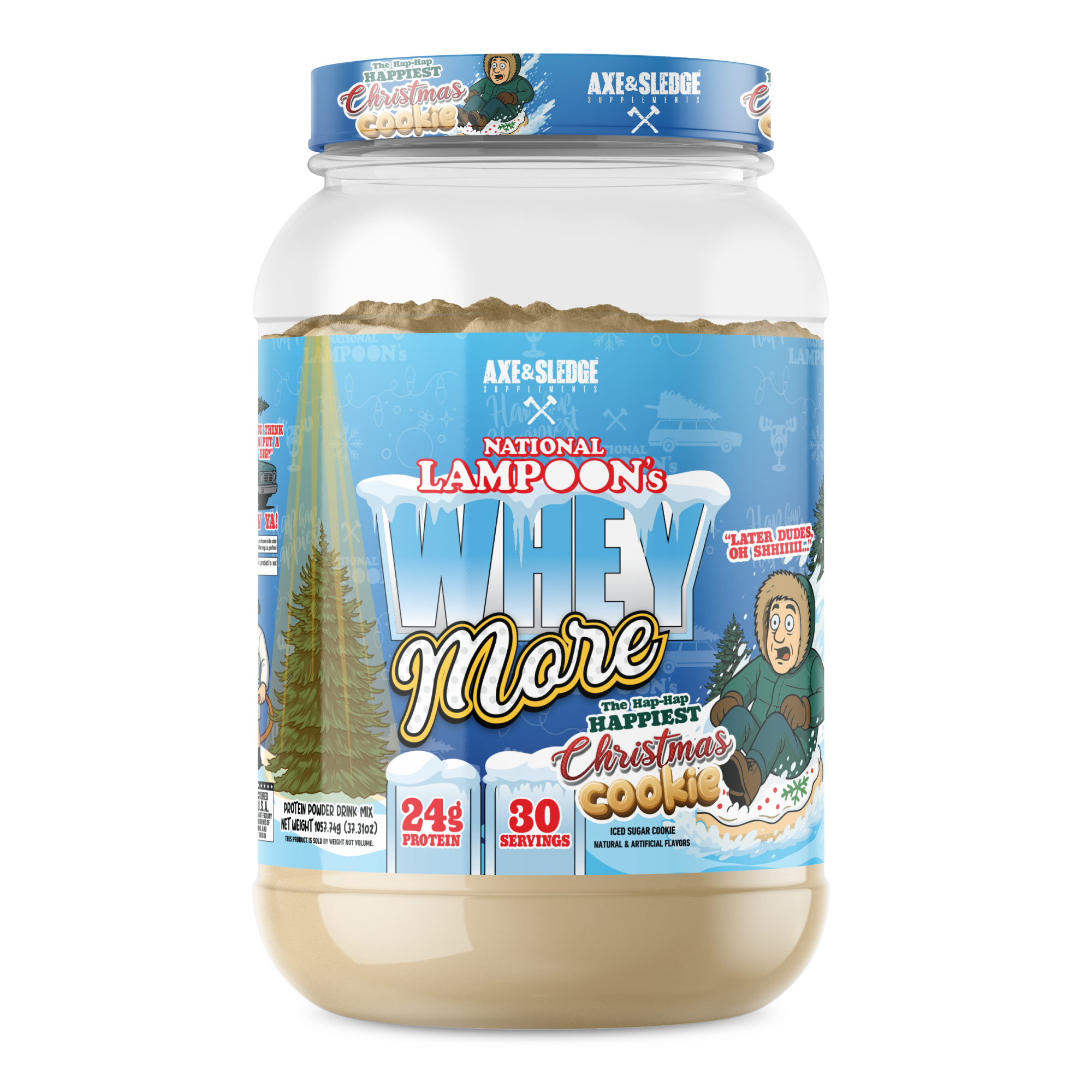 National Lampoon's // Whey More – Axe & Sledge Supplements