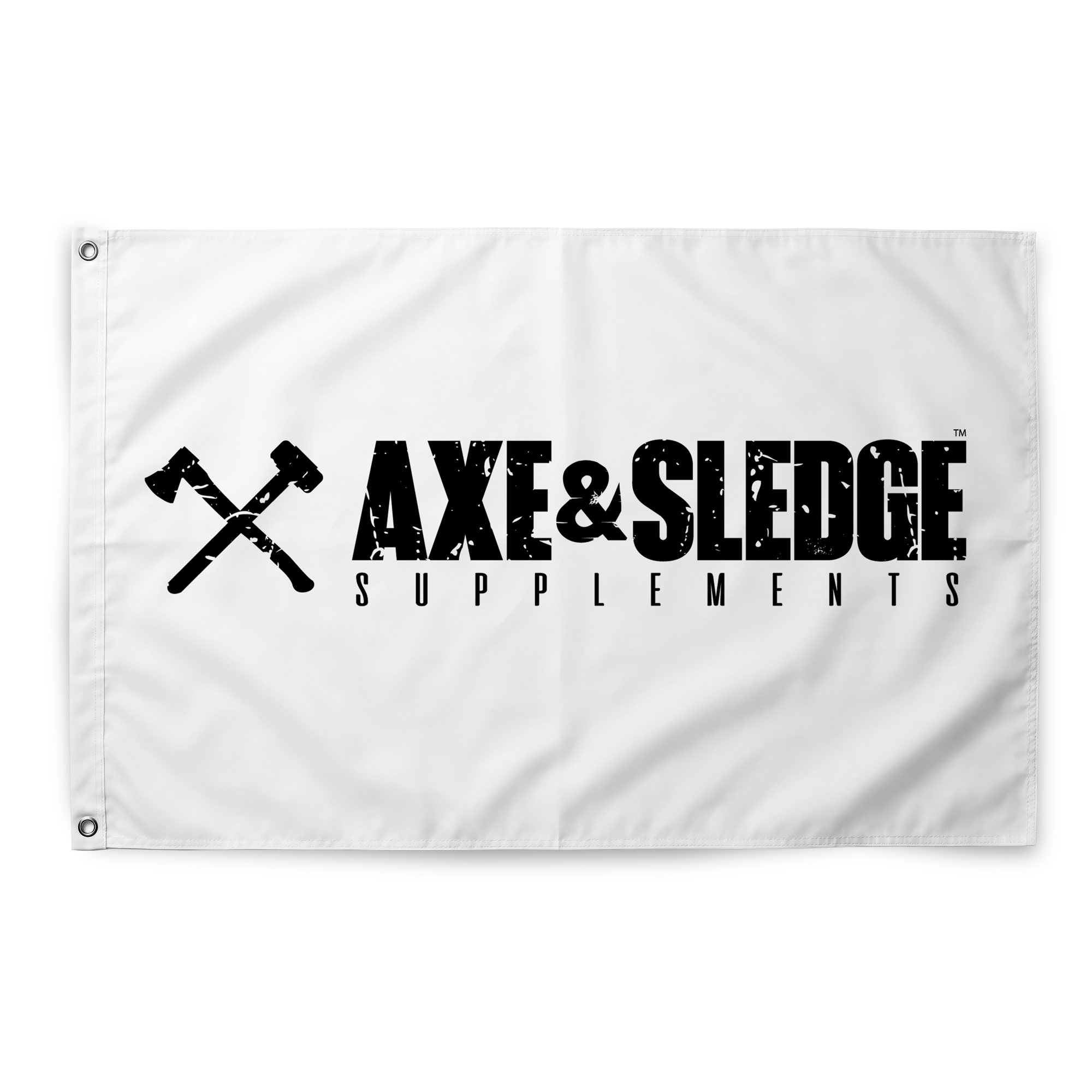 Logo Flag // Black on White